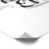 翼アイライナープリント ポスター (角)