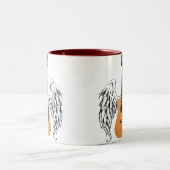 翼アコースティックギター ツートーンマグカップ (中央)