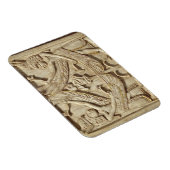 翼ゲニイ、アッシリア時代、紀元前750年(アイボリー) マグネット (右側)