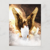 翼コリー・エンジェル犬の天国 ポストカード (正面)