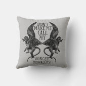 翼ザルを呼ばせるな™ クッション (裏面)