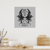 翼ザルを呼ばせるな™ ポスター (キッチン)