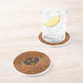 翼スカラブ/W宝石&エジプトの象形文字 コースター (側面)