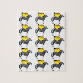 翼ゼブラジグソーパズル8" x 10" （110個） ジグソーパズル