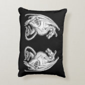 翼ドラゴン アクセントクッション (裏面(縦))