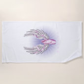 翼バレエ（ダンス） ビーチタオル (正面)