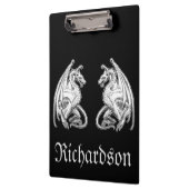 翼パーソナライズされた竜 クリップボード (左)