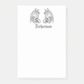 翼パーソナライズされた竜 ポストイット (正面)