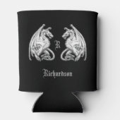 翼パーソナライズされた竜 缶クーラー (裏面)