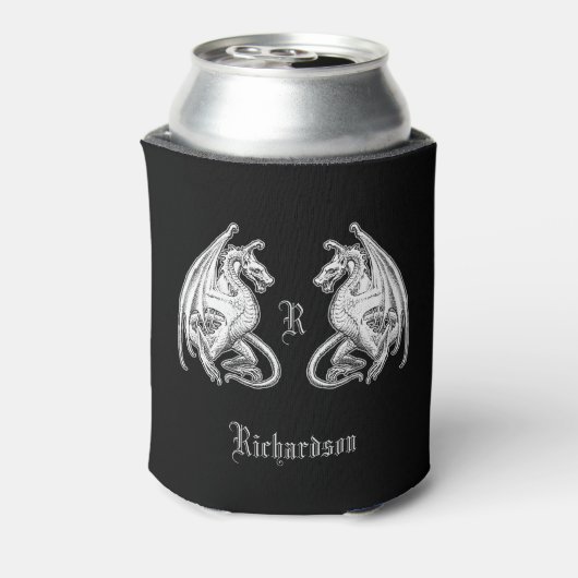 翼パーソナライズされた竜 缶クーラー (缶裏面)