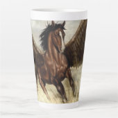 翼ペガサス カフェラテマグ (正面)