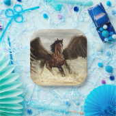 翼ペガサス ペーパープレート (パーティー)