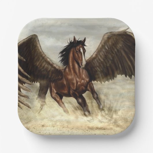 翼ペガサス ペーパープレート (正面)