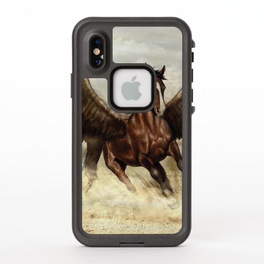 翼ペガサス LifeProof iPhoneケース (裏面)