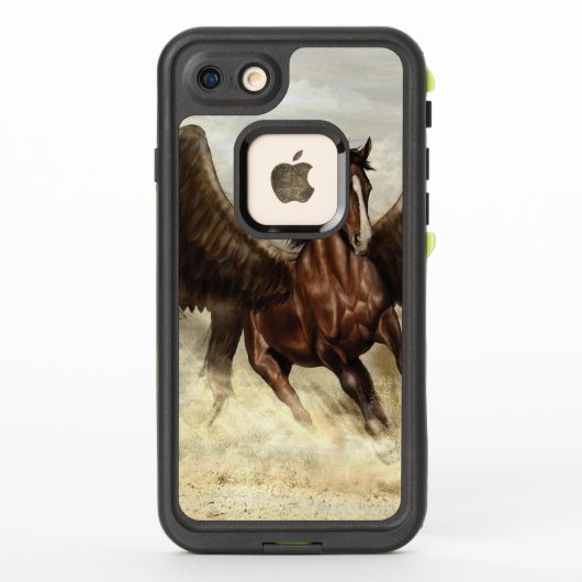 翼ペガサス LifeProof iPhoneケース (裏面)