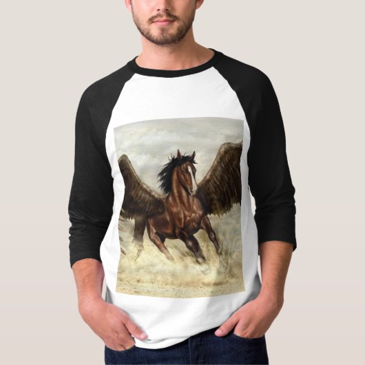 翼ペガサス Tシャツ (正面)