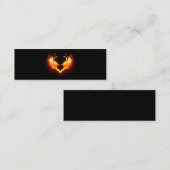 翼付きエンジェルファイアハート コーリングカード (正面/裏面)