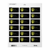 翼付きスカラブ ラベル (フルシート)