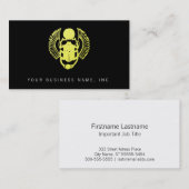 翼付きスカラブ 名刺 (正面/裏面)