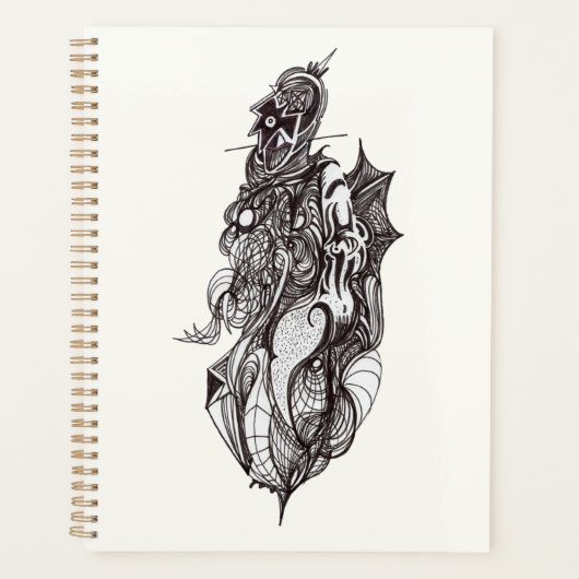 翼付きライダーインクスケッチ プランナー手帳 (正面)