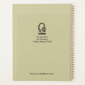 翼付きライダーインクスケッチ プランナー手帳 (裏面)