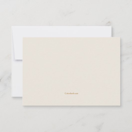 翼付き金枠サンキューカード サンキューカード (裏面)