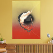 翼来と祈りの言葉に乗って キャンバスプリント (インサイチュ (リビング))