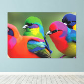 翼疑問に思 キャンバスプリント (インサイチュ (ウッドフロア))