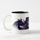 "翼目"のマグ備えています ツートーンマグカップ (左)