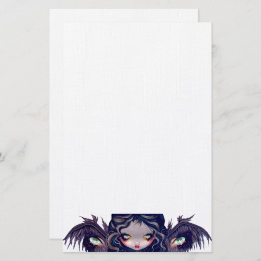 "翼目"の文房具備えています 便箋 (正面/裏面)