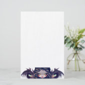 "翼目"の文房具備えています 便箋 (スタンド正面)