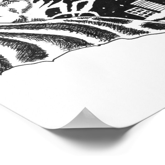 翼突筋 ポスター (角)