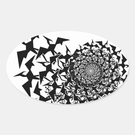 翼突骨折 楕円形シール (正面)