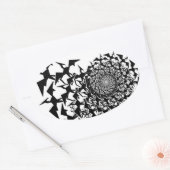 翼突骨折 楕円形シール (封筒)