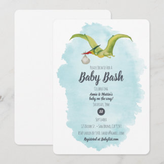 翼竜出産お届け 招待状