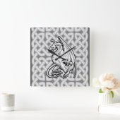 翼竜 スクエア壁時計 (ホーム)