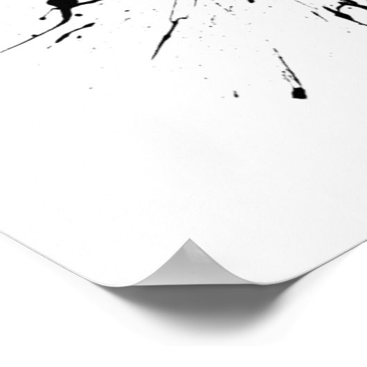 翼絵を描 ポスター (角)