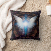 翼輝くとアウラ クッション (ブランケット)