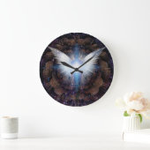 翼輝くとアウラ ラージ壁時計 (ホーム)