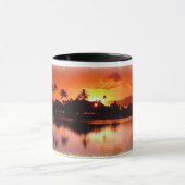 翼部のMoanaのビーチのマグの日没 マグカップ (中央)