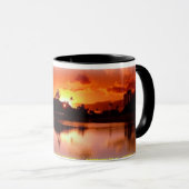 翼部のMoanaのビーチのマグの日没 マグカップ (正面右)
