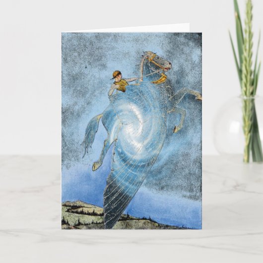 翼馬グリーティングカード カード (正面)