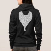 翼 パーカ (裏面)