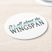 翼 ラウンドペーパーコースター (アングル)