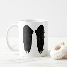 翼（暗） コーヒーマグカップ