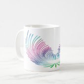 翼(青) コーヒーマグカップ (正面左)