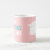 翼- Shastaのヴィンテージのキャンピングカートレーラー--を持って下さい コーヒーマグカップ (中央)