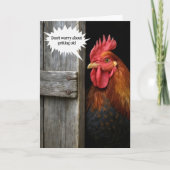 老いた誕生日 カード (正面)