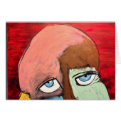 老いた青い目 (正面横)