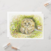 『老いぼりのピックルピン（ハリネズミ）』（ビアトリクス・ポッター著） カード (正面/裏面インサイチュ)